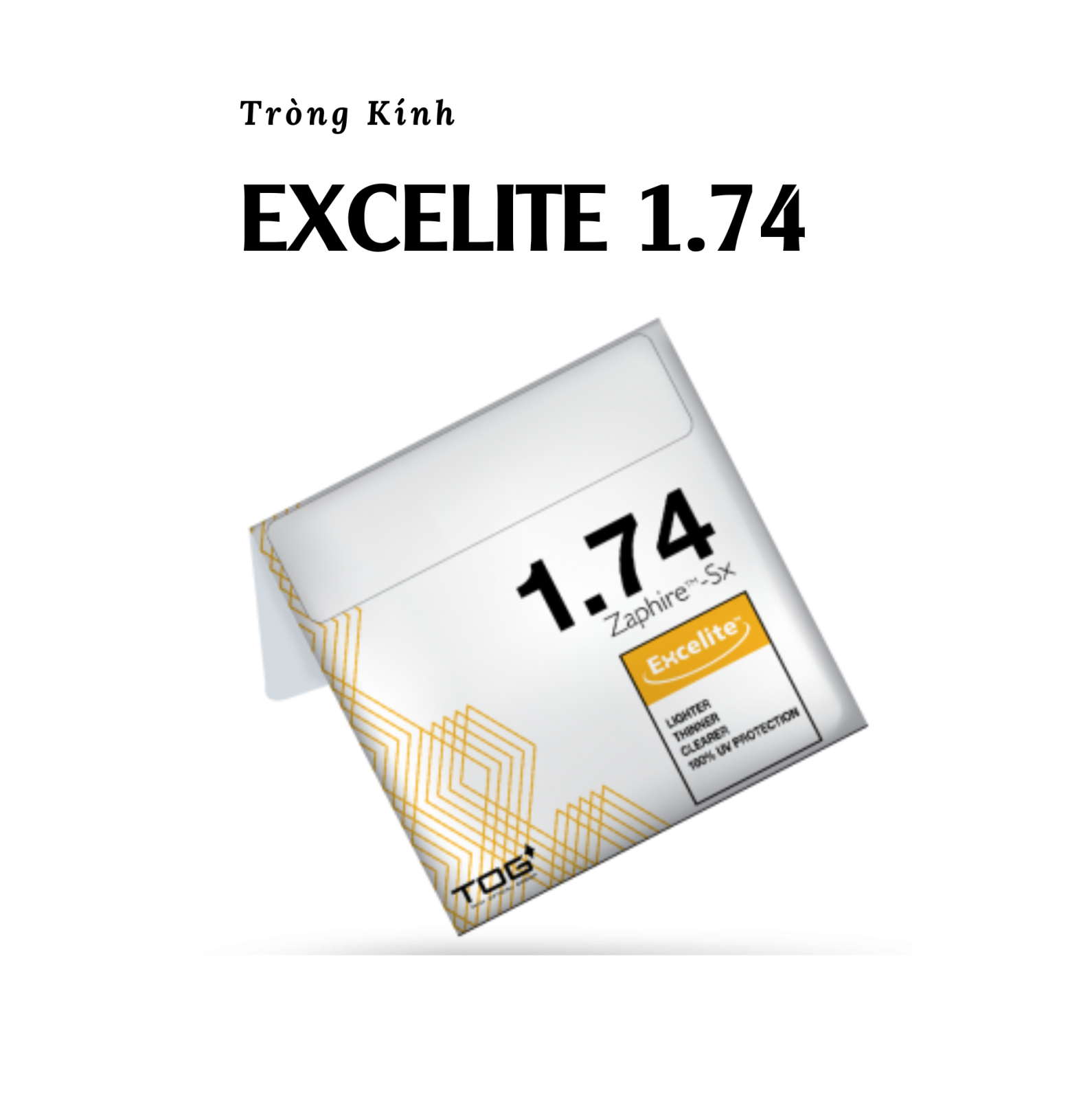 Tròng Kính Excelite 1.74 Zaphire