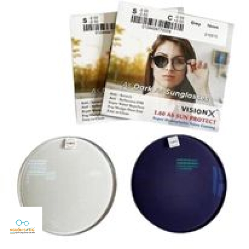 Tròng Kính Đổi Màu VisionX 1.60 (sun protec)