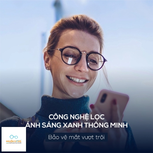 Tròng Kính Chống Ánh Sáng Xanh Blue Uv Eyezen Start/ Eyezen Boost Váng Maxaz Essilor