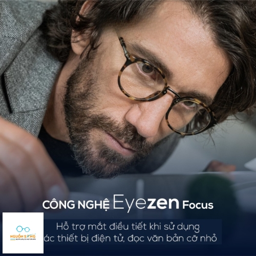 Tròng Kính Chống Ánh Sáng Xanh Blue Uv Eyezen Start/ Eyezen Boost Váng Maxaz Essilor