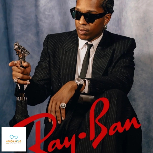 KÍNH MÁT RAYBAN X ASAP ROCKY - (MEGA WAYFARER BLACKED OUT COLLECTION)