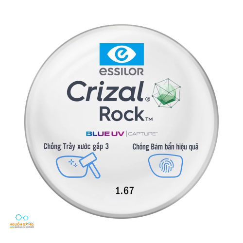 Tròng Kính Crizal Rock 1.67
