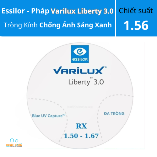 Đa Tròng Essilor -  Varilux - Liberty 3.0 Blue UV
