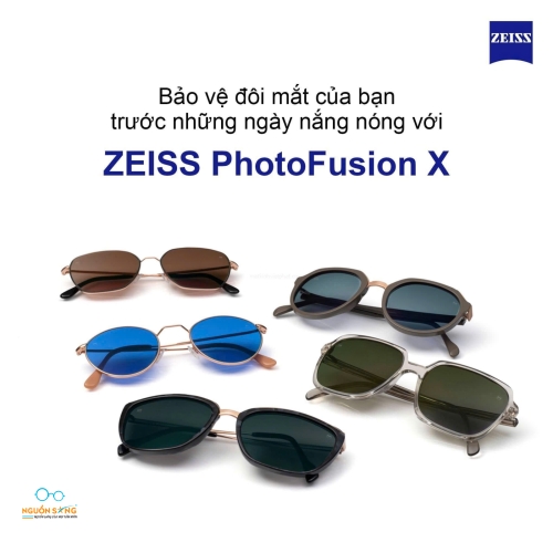 Tròng Kính Đổi Màu Chống Ánh Sáng Xanh Photofusion X Zeiss